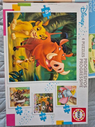 Lote 4 Puzzles Infantiles Educa y Peppa Pig