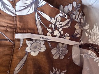 Max Mara Pantalones Estampados Marrones