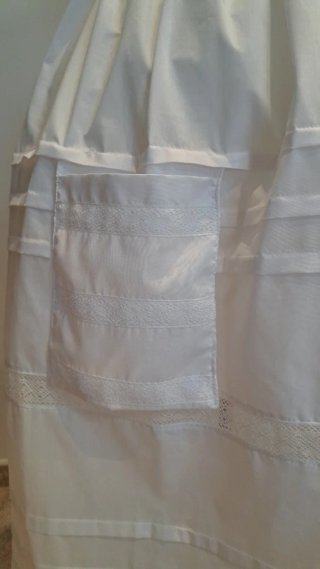 Enagua blanca niña o adulta