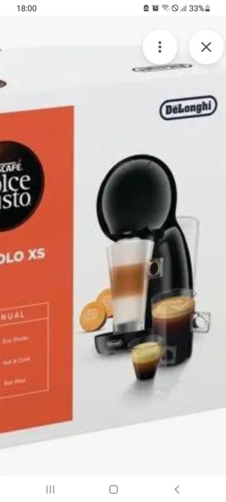 Cafetera Dolce Gusto Negra