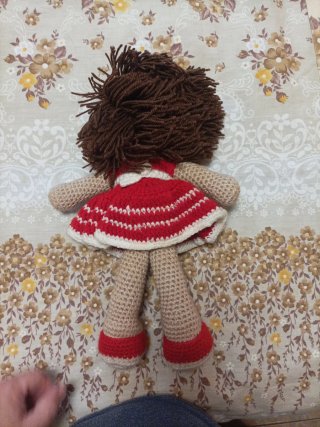Muñeca crochet artesanal
