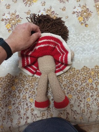 Muñeca crochet artesanal