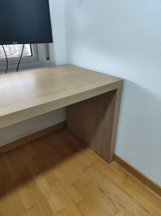 Escritorio Madera Ikea Beige/Marrón