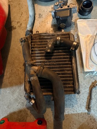 Radiador GasGas Contact GT25 con manguitos