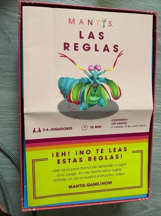 Mantis Juego de Cartas