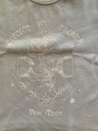 Camiseta Bershka azul talla S