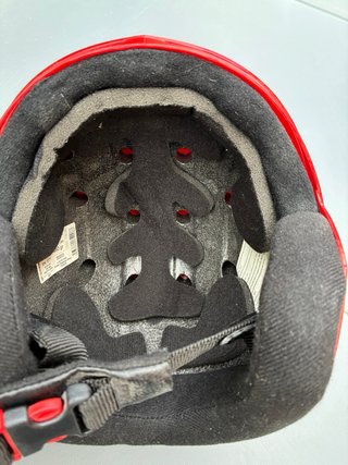 Casco de esquí Wedze rojo