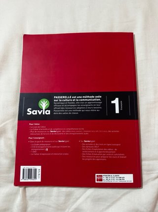 Passerelle 1, français A1-A2, Bachillerato Livr...