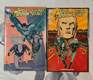 Green Arrow y Canario Negro 4 y 5 Planeta.