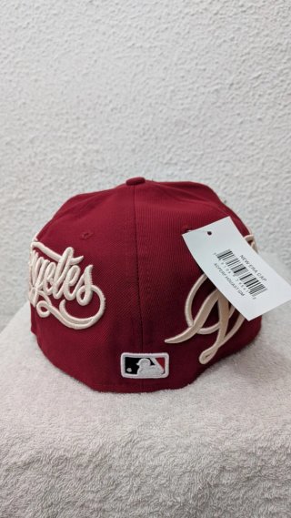 New Era 59FIFTY LA Dodgers Roja Letras