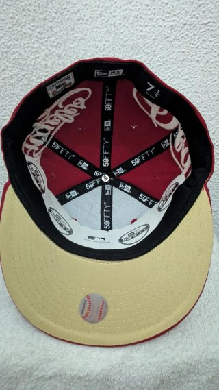New Era 59FIFTY LA Dodgers Roja Letras