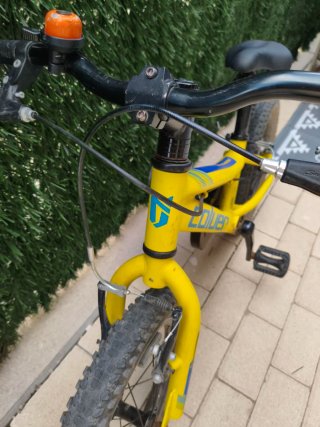 Bicicleta Coluer Rider 16 Infantil Amarilla
