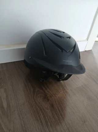 Casco de equitación negro