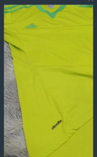 Camiseta Adidas Climalite Verde Claro