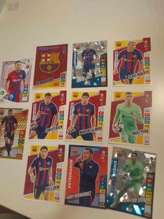 Lote 11 Cartas Adrenalyn XL FC Barcelona 22/23