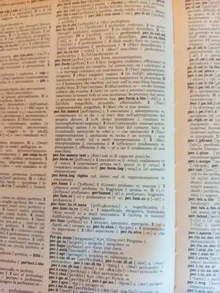 Dizionario Inglese - Italiano - Inglese