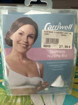 Sujetador lactancia Carriwell sin costuras Talla L
