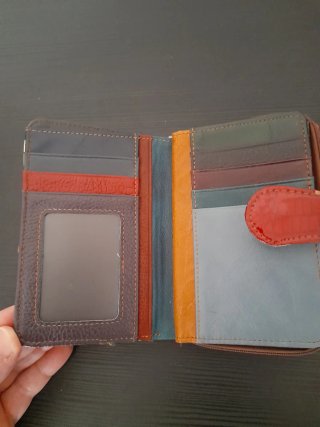 Monedero señora patchwork multicolor