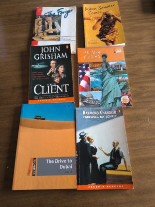 Lote para aerster 4 libros francés y 12 ingles