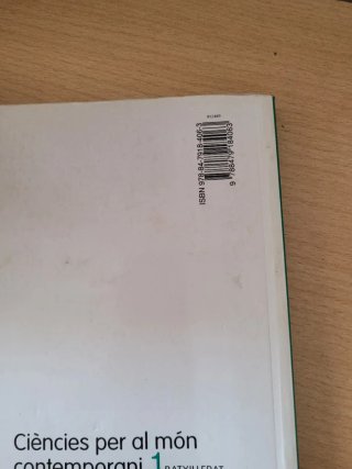 Libro Ciencies Bachillerato
