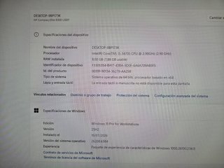 HP 8300 Intel i5 2.9 GHz UltraSlim Ordenador