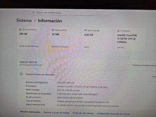 HP 8300 Intel i5 2.9 GHz UltraSlim Ordenador