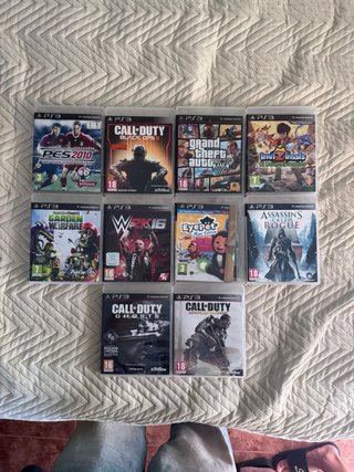 Lote 10 Juegos PS3 (Acción, Deportes, Carreras)
