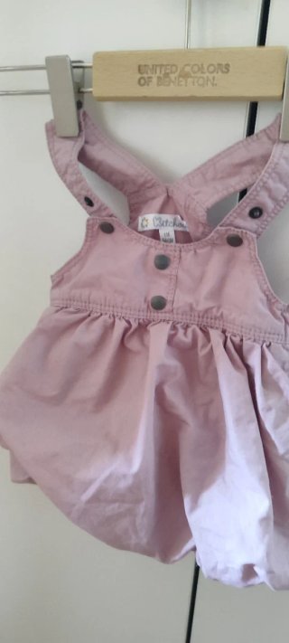 Vestido rosa bebé