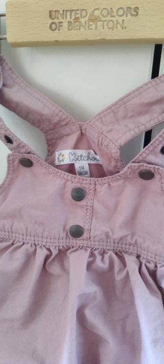 Vestido rosa bebé