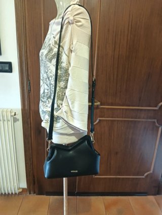 Borsa Miriade nera asimmetrica Nuova