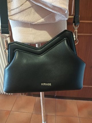 Borsa Miriade nera asimmetrica Nuova