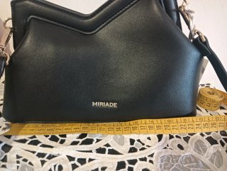 Borsa Miriade nera asimmetrica Nuova