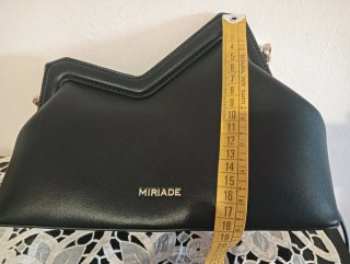 Borsa Miriade nera asimmetrica Nuova