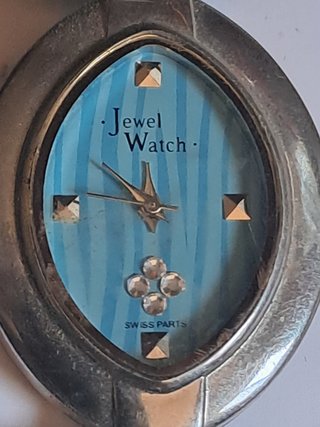 Reloj Mujer Plata y Turquesa