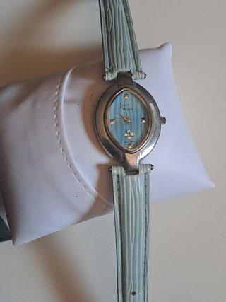Reloj Mujer Plata y Turquesa