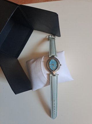 Reloj Mujer Plata y Turquesa