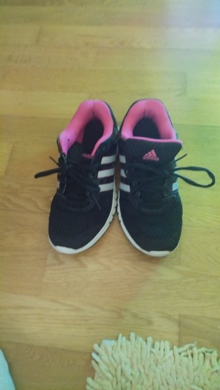Tenis Adidas Negro/Rosa Talla 36
