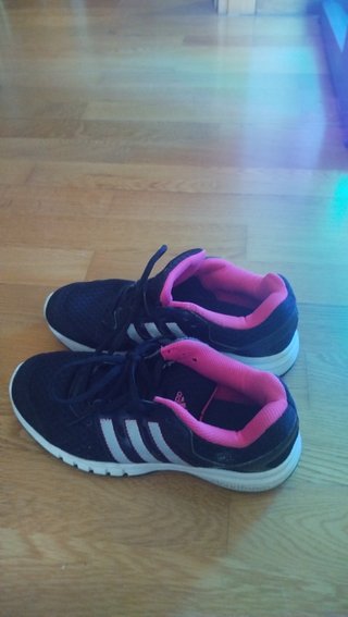 Tenis Adidas Negro/Rosa Talla 36