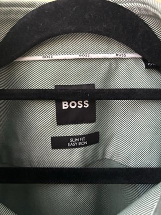 Camisa Boss Hombre Gris Talla M