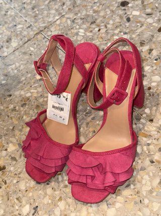 Tacones rosas nuevos 39