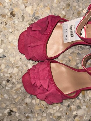 Tacones rosas nuevos 39