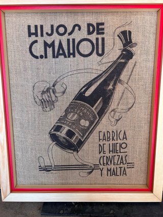 Cuadro Hijos de C. Mahou Madrid  50X60