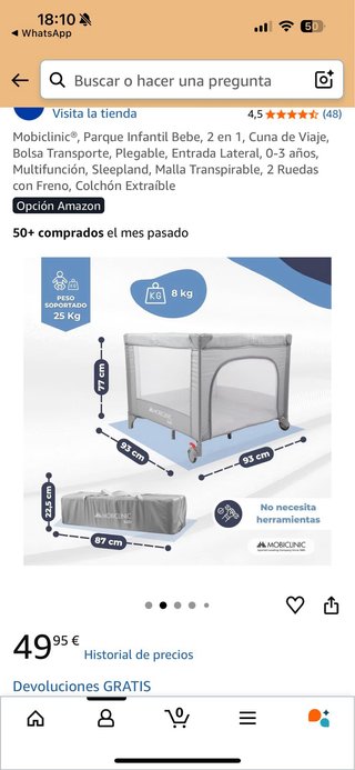 Parque infantil Mobiclinic para casas mini