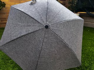 Sombrilla universal gris para carrito