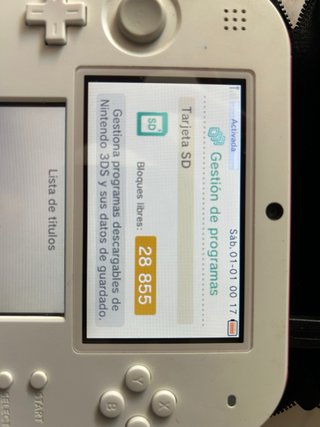 Nintendo 2DS Blanca