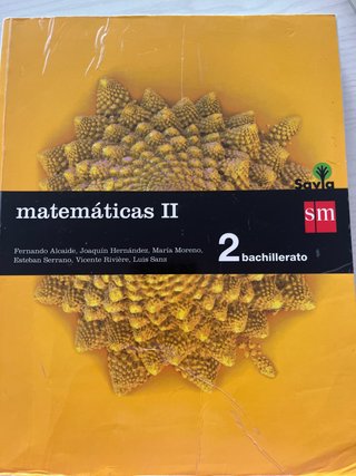 Matemáticas II 2 Bachillerato