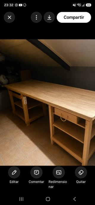 Mesa de trabajo profesional de carpintero , madera