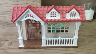Casa Sylvanian Families, con familia de conejitos