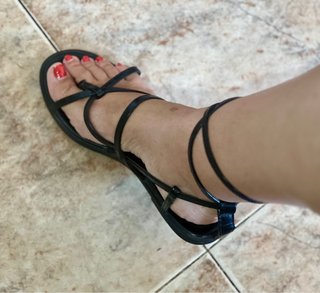Sandalias negras