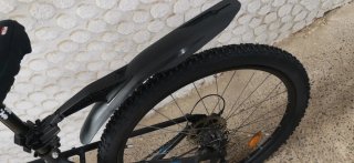 Bicicleta Rockrider ST120 Negra/Azul